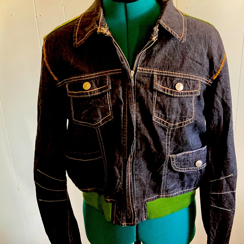 Marithé Francois Girbaud Denimn Bomber jacket